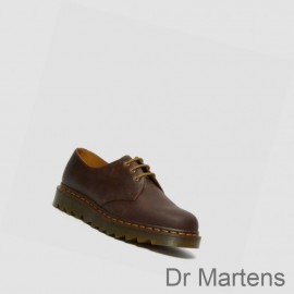 Best Dr Martens Oxfords Shoes Sale 1461 Ziggy Mens Brown