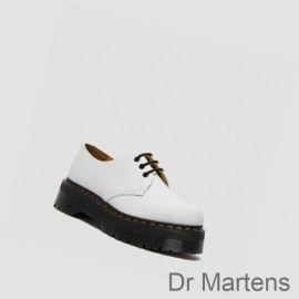 Best Dr Martens Platform Shoes Sale 1461 Smooth Womens White
