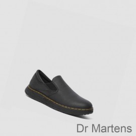 Best Dr Martens Work Shoes Sale Brockley Slip Resistant Womens Black