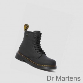 Buy Dr Martens 1460 Waterproof Junior Online UK Kids Boots Black
