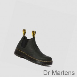 Buy Dr Martens Work Boots Cheap Hardie Chelsea Mens Black