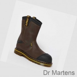 Buy Dr Martens Work Boots On Sale Firth Waterproof Steel Toe Mens Dark Brown