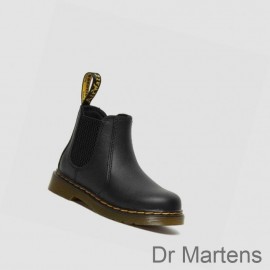 Cheap Dr Martens Chelsea Boots UK Infant/2976 Softy T Toddler Kids Black