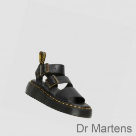 Cheap Dr Martens Gladiator Sandals Online Gryphon Platform Gladiator Sandals Womens Black