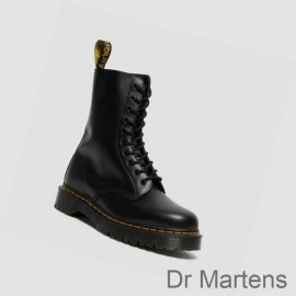 Cheap Dr Martens Mid-Calf Boots Online 1490 Bex Smooth Womens Black