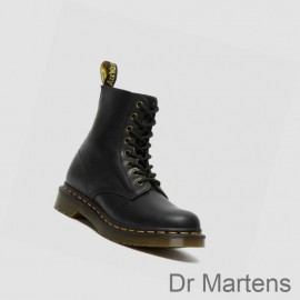 Cheapest Dr Martens 1460 Pascal Wanama Womens Boots Black