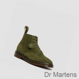 Dr Martens Ankle Boots Sale Outlet 101 Suede Mens Green