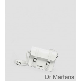 Dr Martens Bags Outlet 7 Inch Leather Crossbody Accessories White