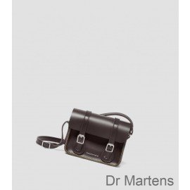 Dr Martens Bags UK 7 Inch Leather Crossbody Accessories Burgundy