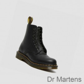 Dr Martens Boots For Sale 1460 Pascal Nappa Zipper Womens Black