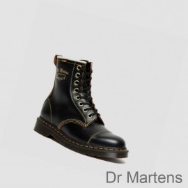 Dr Martens Boots On Sale Capper Vintage Smooth Mens Black