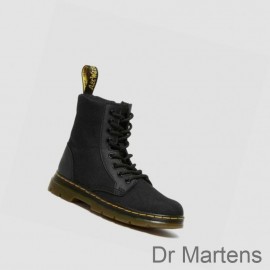 Dr Martens Casual Boots Clearance Combs Extra Tough Poly Junior Kids Black
