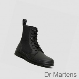 Dr Martens Casual Boots Outlet Combs II Poly Mens Black / Black
