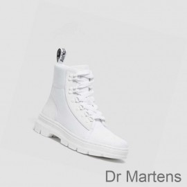 Dr Martens Casual Boots Outlet Combs Poly Womens White