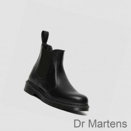 Dr Martens Chelsea Boots Outlet 2976 Mono Smooth Mens Black