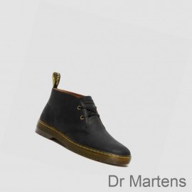 Dr Martens Desert Boots Outlet Cabrillo Wyoming Mens Black