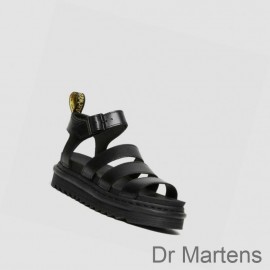 Dr Martens Gladiator Sandals On Sale Blaire Brando Womens Black