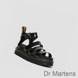 Dr Martens Gladiator Sandals Sale 2024 Blaire Patent Womens Black
