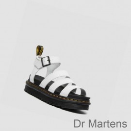 Dr Martens Gladiator Sandals UK Blaire Hydro Womens White