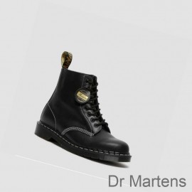 Dr Martens Lace Up Boots Buy Online 1460 Pascal Cavalier Womens Black