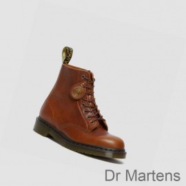 Dr Martens Lace Up Boots Cheapest Price 1460 Pascal Full Grain Mens Brown