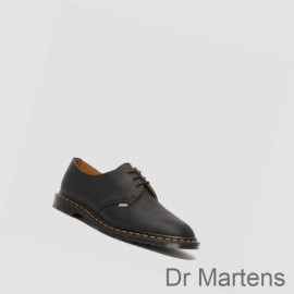 Dr Martens Lace Up Shoes UK Sale Archie II JJJJound Wyoming Womens Black