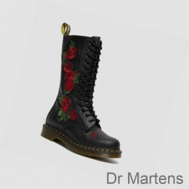 Dr Martens Mid-Calf Boots On Clearance 1914 Vonda Womens Black