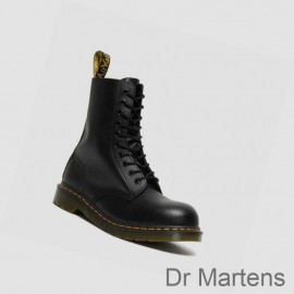 Dr Martens Mid-Calf Boots Outlet Sale 1919 Mens Black