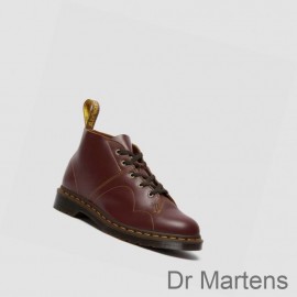 Dr Martens Monkey Boots Outlet Store Church Vintage Womens Burgundy