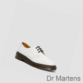 Dr Martens Oxfords Shoes Sale 1461 Patent Womens White