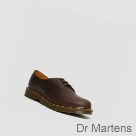 Dr Martens Oxfords Shoes Sale UK 1461 Crazy Horse Womens Brown
