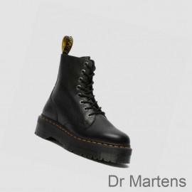 Dr Martens Platform Boots Clearance Sale Jadon Pisa Mens Black