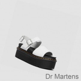 Dr Martens Platform Sandals Cheap Outlet Voss Womens White