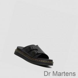Dr Martens Slide Sandals UK Sale Dax Slide Mens Black