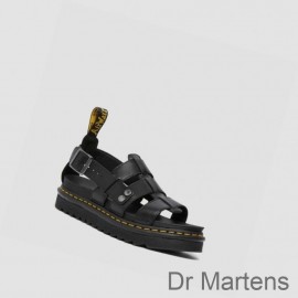 Dr Martens Strap Sandals Sale Terry Womens Black