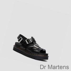 Dr Martens Strap Sandals Sale Outlet Terry II Womens Black