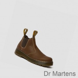 Dr Martens Work Boots Outlet Hardie Chelsea Mens Brown
