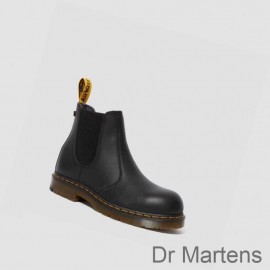 Dr Martens Work Boots Sale Fellside Full Grain Chelsea Mens Black