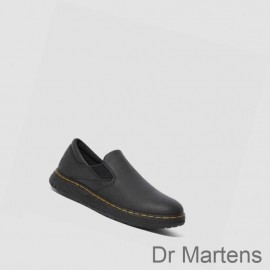 Dr Martens Work Shoes On Clearance Brockley Slip Resistant Mens Black