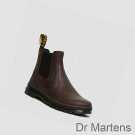 Dr Martens Casual Boots Sverige Rea Embury Crazy Horse Dam Brun